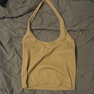 American Eagle Outfitters Olive Ribbed Camisole